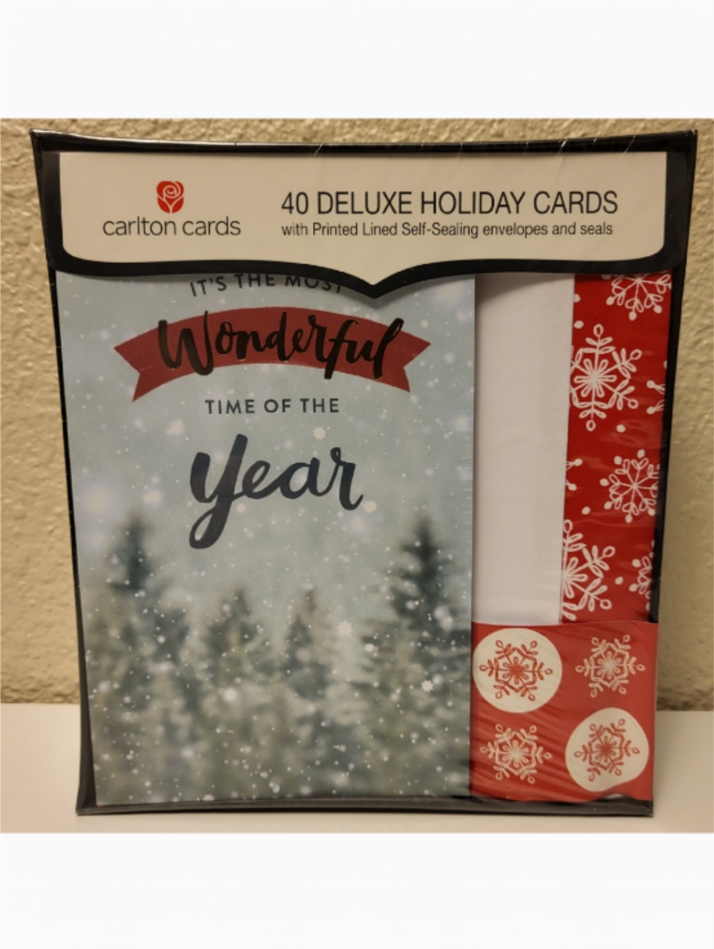 NIB Carlton Cards 40 Deluxe Holiday Cards